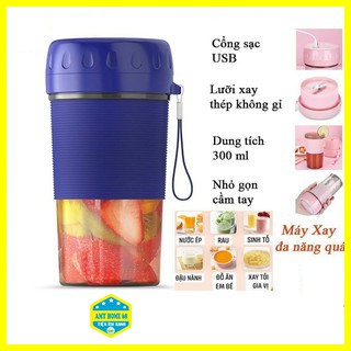 Máy xay sinh tố cầm tay dao 4 lưỡi - Máy xay đồ ăn dặm