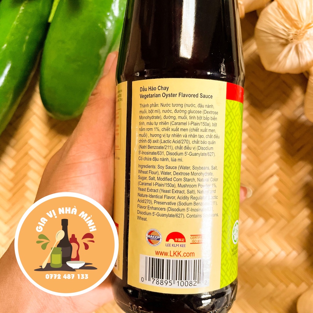 DẦU HÀO ĂN CHAY LEE KUM KEE 255GR