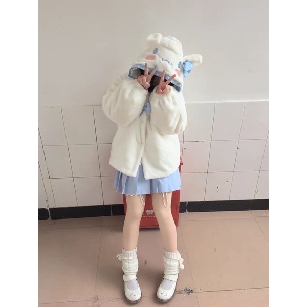 Áo khoác mùa đông sưởi ấm cinnamorrol