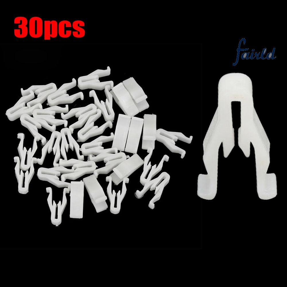 30 cái nhựa trắng nylon công tắc bezel-clip cho toyota lexus 4runner camry