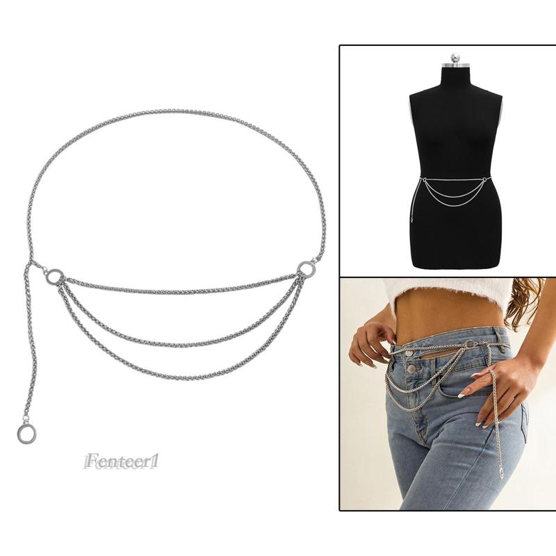 Thắt lưng kim loại nhiều lớp cho nữ