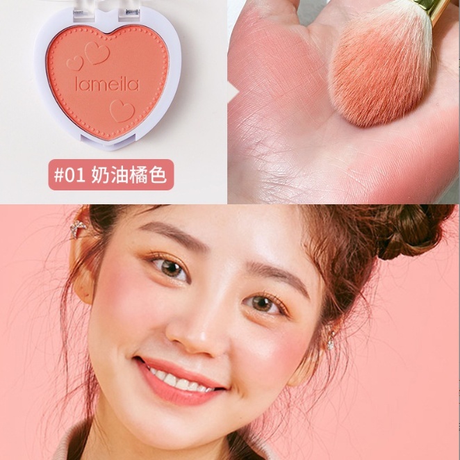 Phấn Má Hồng hình trái tim  Siêu Xinh