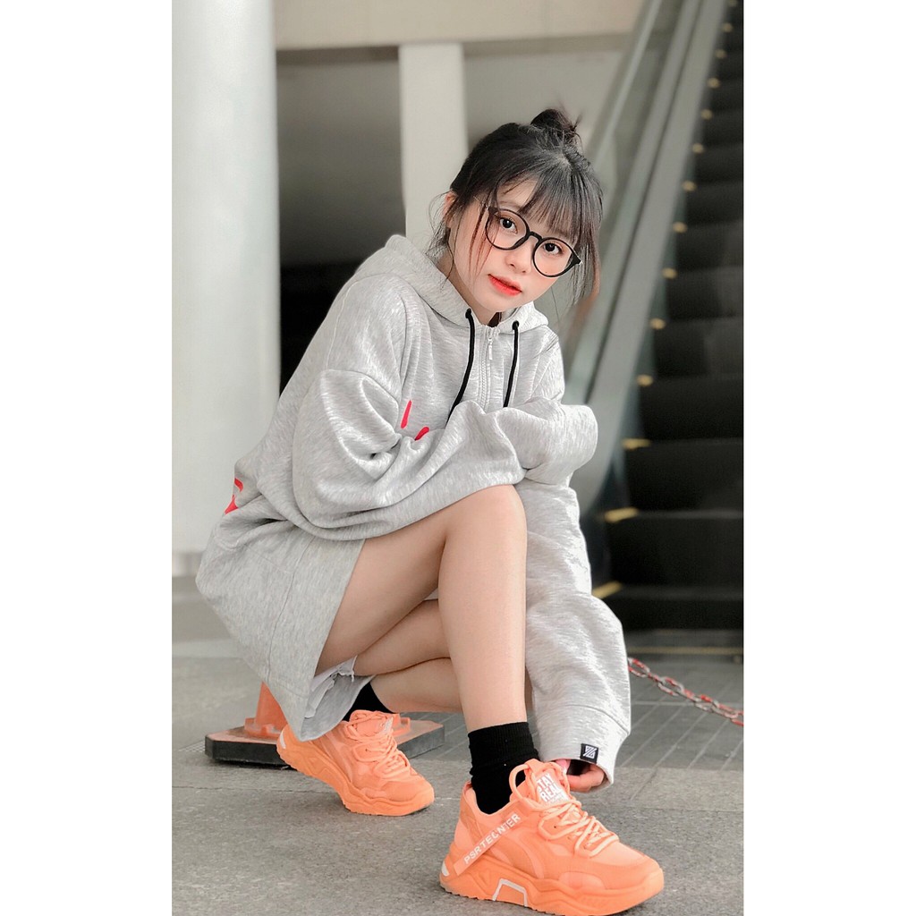 Giày Thể Thao Nữ giayBOM Đế Cao 4 cm Thiết Kế 2 Dây B1056 | BigBuy360 - bigbuy360.vn