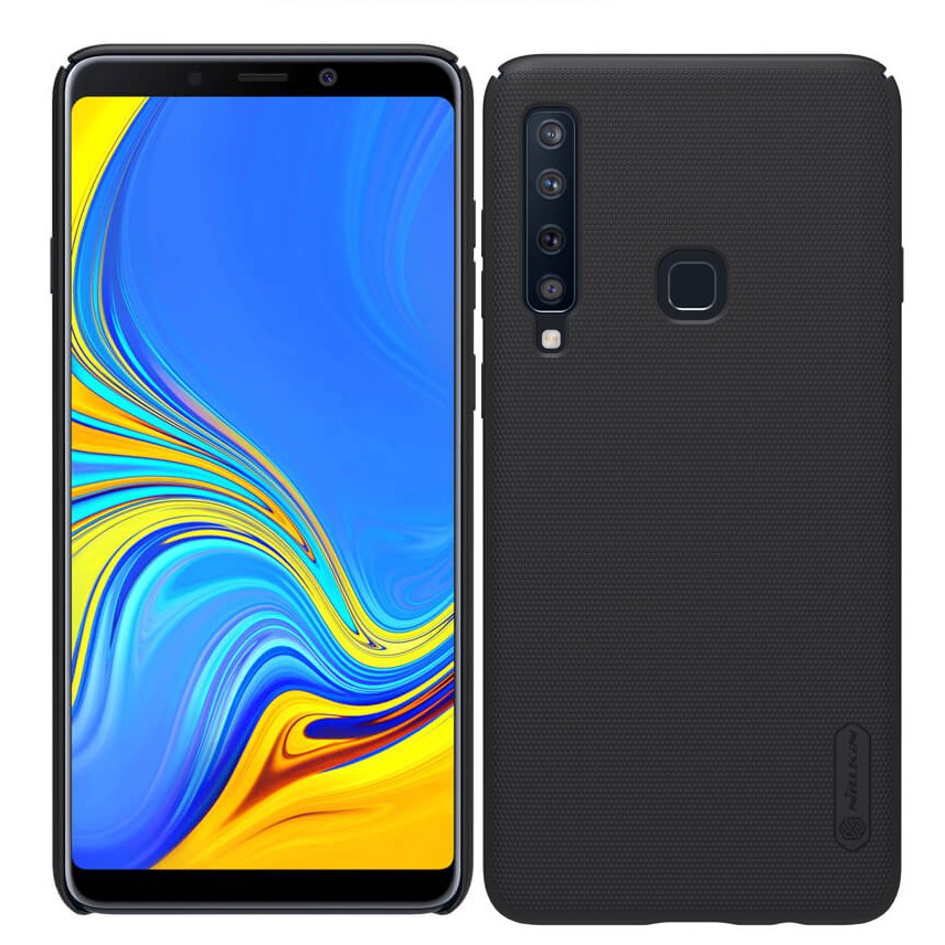 Ốp Lưng Sần Chống Sốc Cho Samsung Galaxy A9 2018 hiệu Nillkin (kèm giá đỡ hoặc miếng dán từ tính) - Hàng Chính Hãng