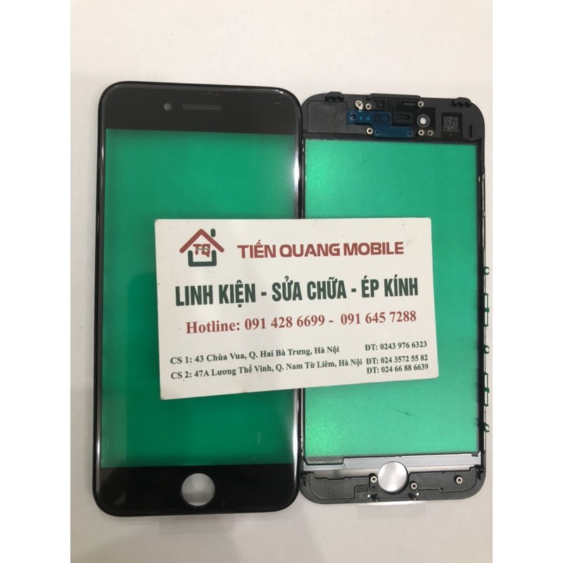 Kính IPhone liền ron 7G seal xanh