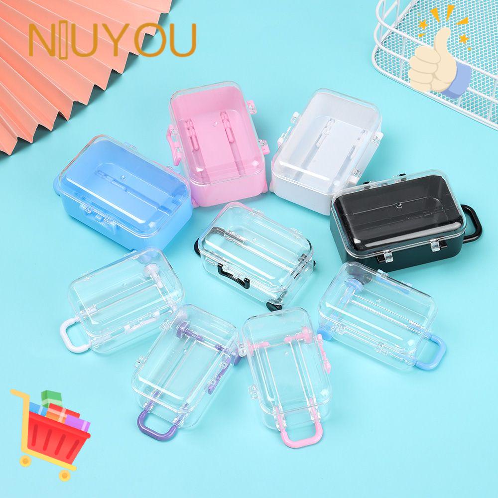 Vali Nhựa Mini Xinh Xắn Thời Trang Trang Trí Nhà Búp Bê