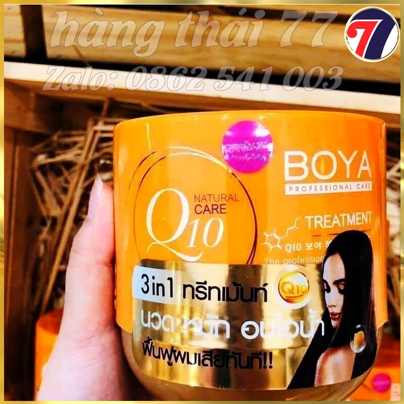 Kem Ủ Tóc Q10 Boya Hair Treatment Hàn Quốc 500ml