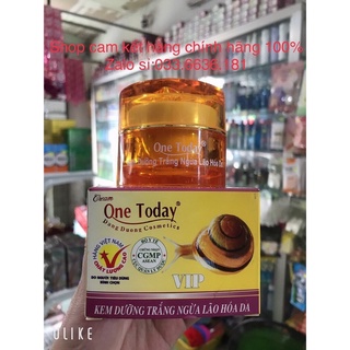 Kem trắng da ngừa lão hoá vip ốc sên one today hủ lớn 20g