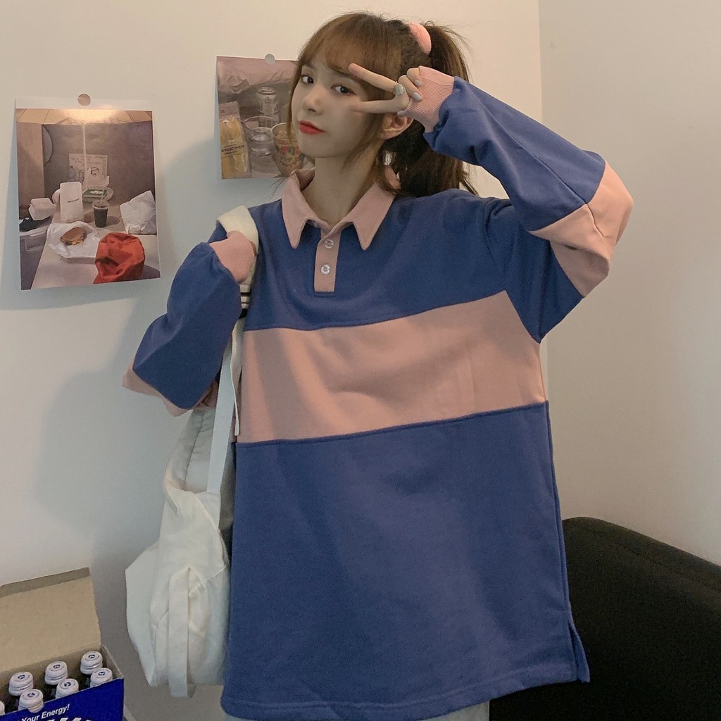 Áo Thun Polo Thời Trang Theo Phong Cách Hàn Quốc Cho Nữ | BigBuy360 - bigbuy360.vn
