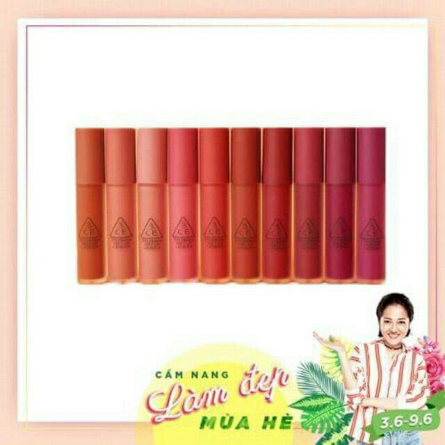 SON KEM LỲ 3CE Soft Lip Lacquer