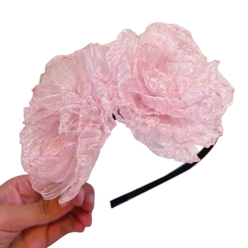 Băng Đô Ren Hoa Handmade Phụ Kiện Chụp Ảnh Cho Bé