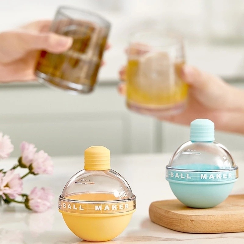 Khuôn Silicone Làm Nước Đá Hình Cầu Tiện Dụng Cho Mùa Hè