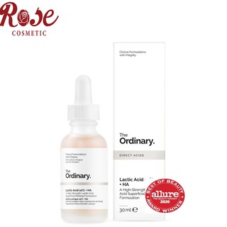The Ordinary tẩy da chết hoá học - Lactic Acid 5% + HA và Latic Acid 10% + HA