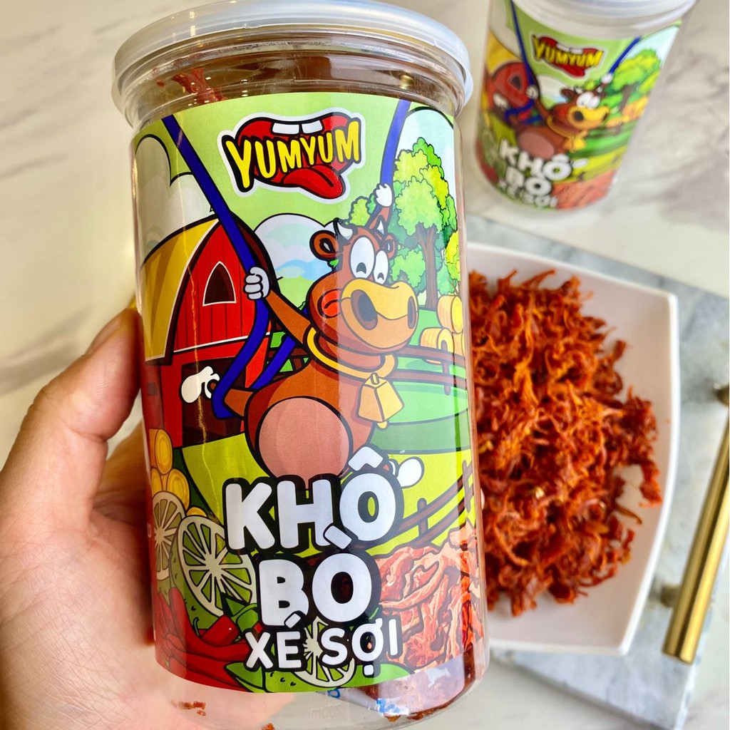 Khô bò sợi Yumyum 300gr cay thơm đậm vị | BigBuy360 - bigbuy360.vn