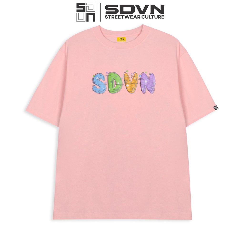 Áo Thun Unisex Nam Nữ SDVN COLORFUL (In nổi) - SIÊU HOT