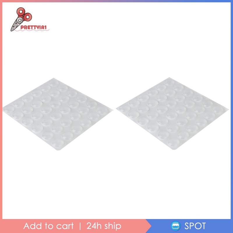 Set 1 / 2 Miếng Silicone Trong Suốt Dán Chân Bàn Ghế Chống Va Chạm