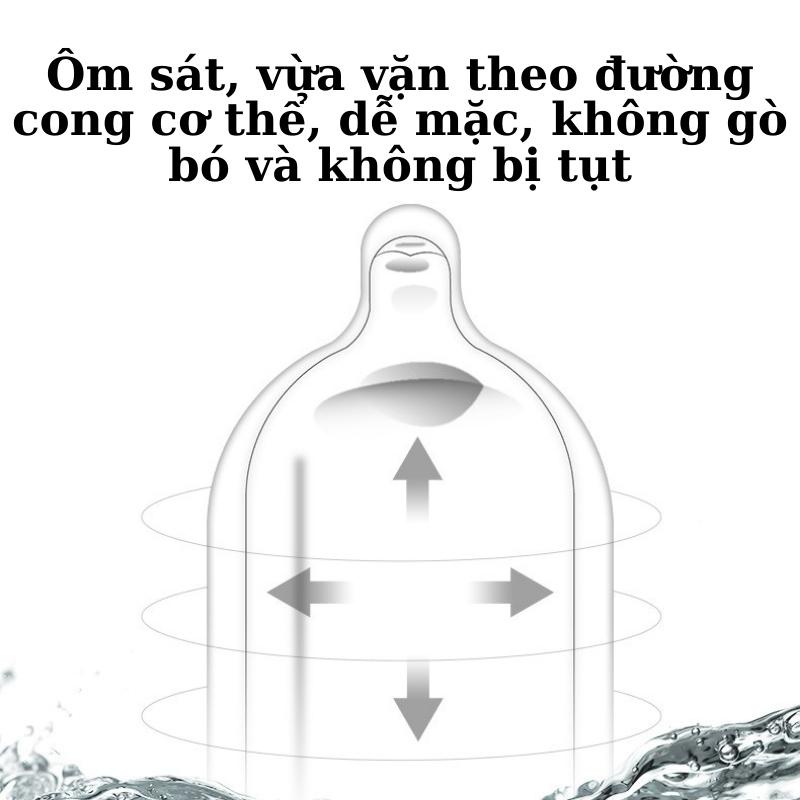 Bao cao su BANBENT 001 To thin stealth, bcs 0.01 siêu mỏng kéo dài thời gian quan hệ