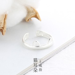 NHẪN MÈO RING CAT XI BẠC 925