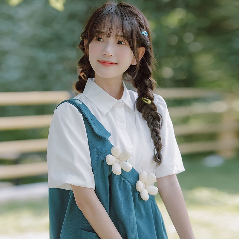 Đầm Hai Dây Mùa Hè Thắt Nơ Họa Tiết Hoa Ba Chiều Phong Cách Mới Cho Nữ