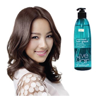 Gel vuốt tóc xoăn Live Gain (xanh) 450ml, giữ nếp cả ngày, không bết dính, không bám bụi, gel livegain