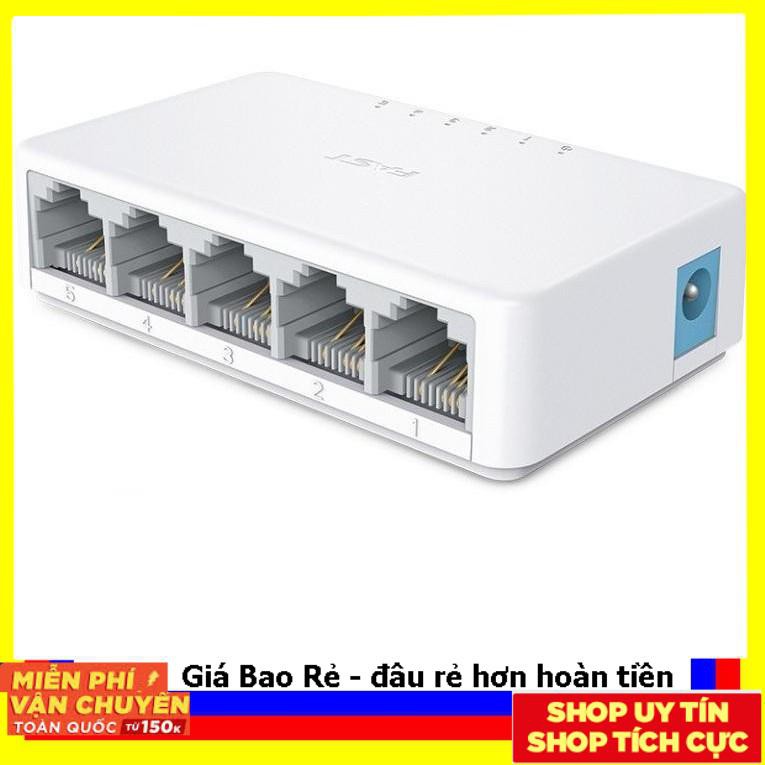 Bộ chia mạng 5 cổng Fast  1 vào 4 ra siêu bền