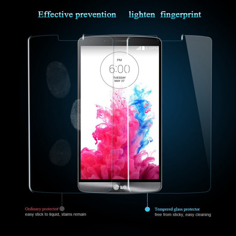 LG G Pro 2 F350 - Kính cường lực phẳng dán màn hình điện thoại