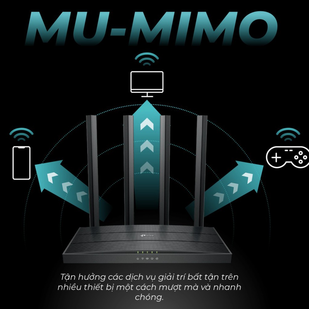 [Nhập PSHTAX10 giảm 20K] Bộ phát wifi TP-Link băng tần kép AC1900 Archer C80 MU-MIMO - Router Gigabit | BigBuy360 - bigbuy360.vn