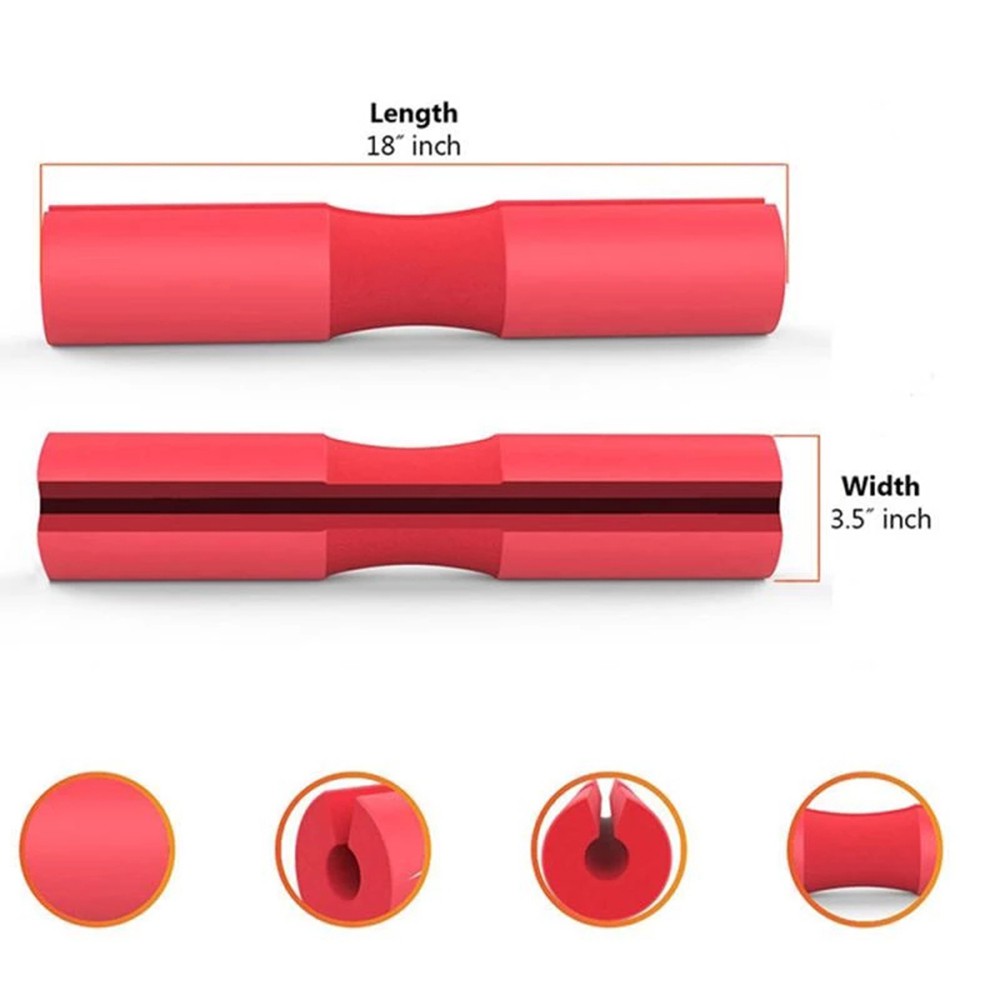 Miếng đệm hỗ trợ thanh tạ tập gym bằng mút xốp bảo vệ vai nhiều màu sắc tùy chọn tiện lợi