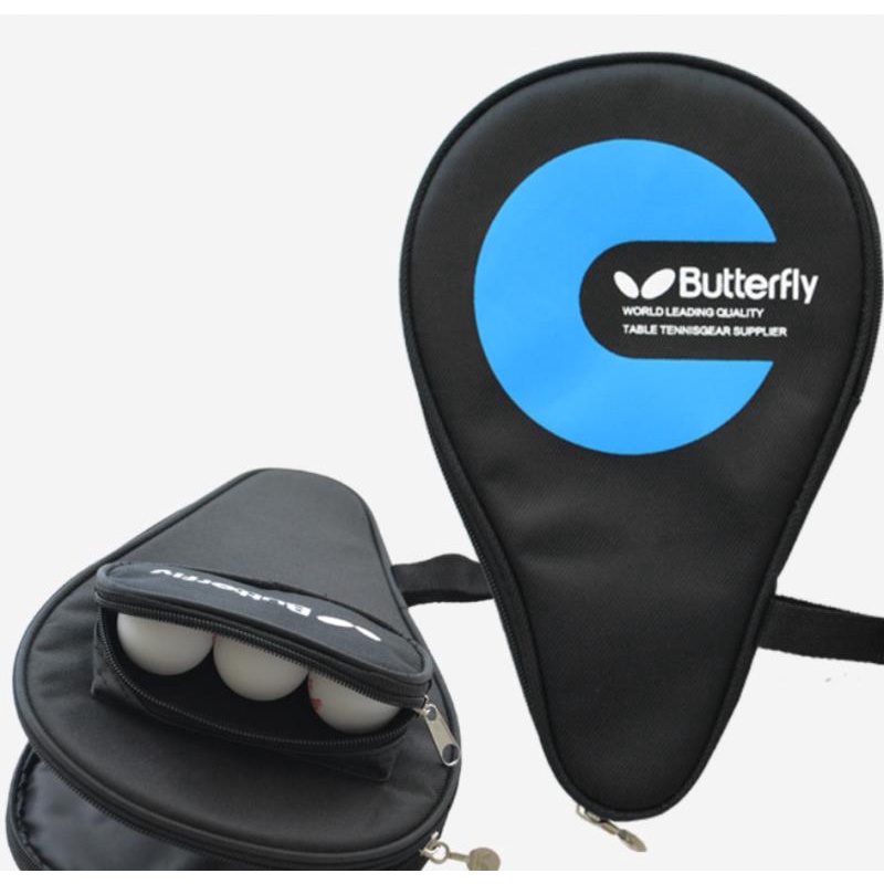 Bao Vợt Bóng Bàn Loại Tròn Butterly - Đựng Được 1 Cây Vợt - Có Năng Đựng 3 Qủa Bóng