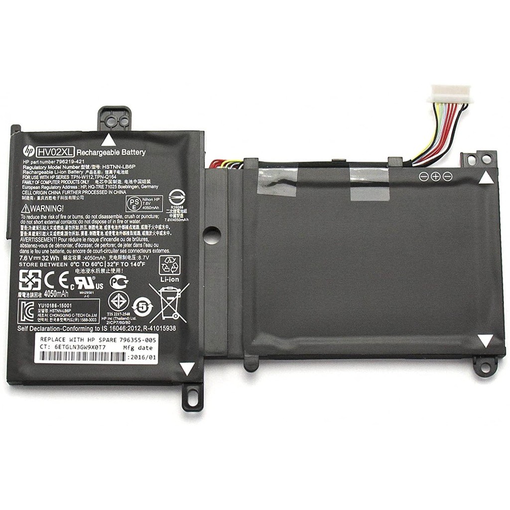 (BATTERY) PIN LAPTOP HP X360 11-K000 (HV02XL) (ZIN) - 4 CELL dùng cho HP Pavilion X360 11-K HV02XL 796355-005 310 g2