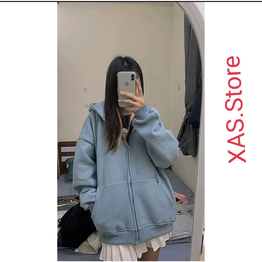 Áo hoodie khoá trơn , Áo hoodie Nữ Trơn XAS [ bán lỗ lấy đánh giá ] | BigBuy360 - bigbuy360.vn
