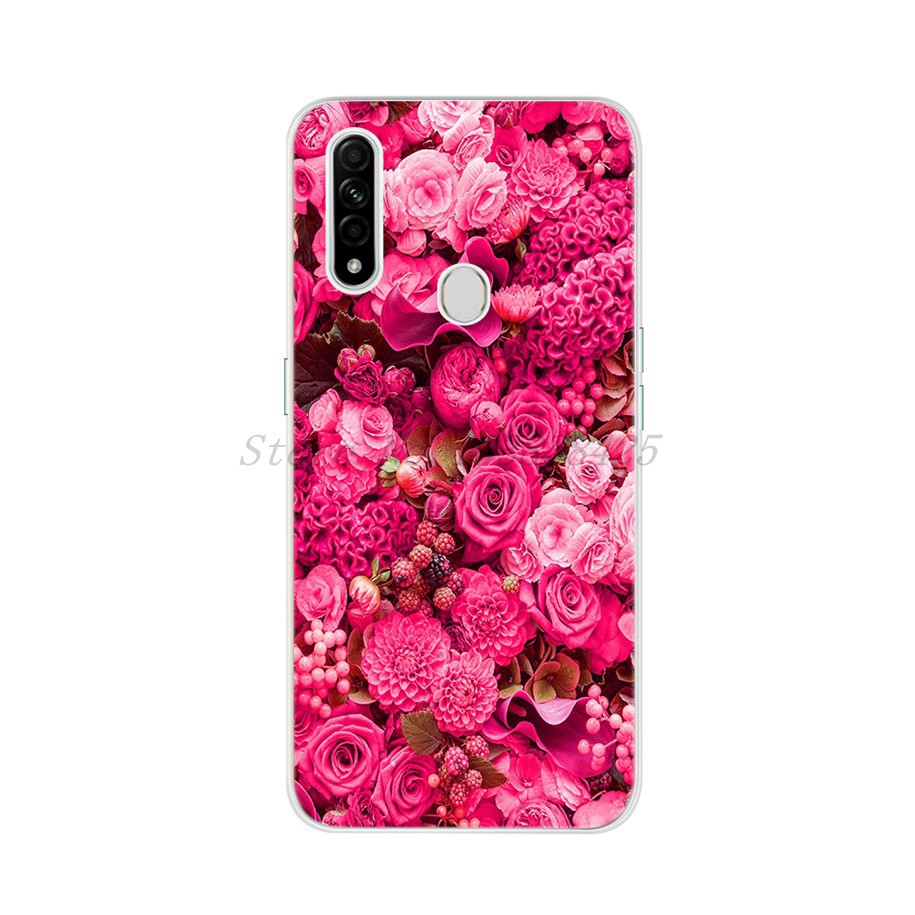 Ốp điện thoại TPU họa tiết hoa tùy chọn cho OPPO A9 2020 A12 A12e A5 A31 2020