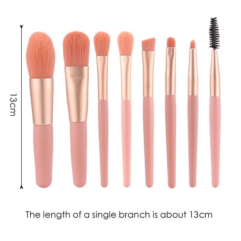 [Hàng mới về] Bộ 8 cọ trang điểm mỹ phẩm mini