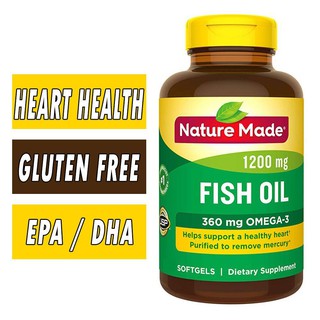 Dầu cá Nature Made Omega 3 Fish Oil 1200mg