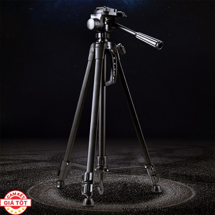 Tripod Máy Ảnh Weifeng WF-3520 Hợp Kim Nhôm Màu Đen