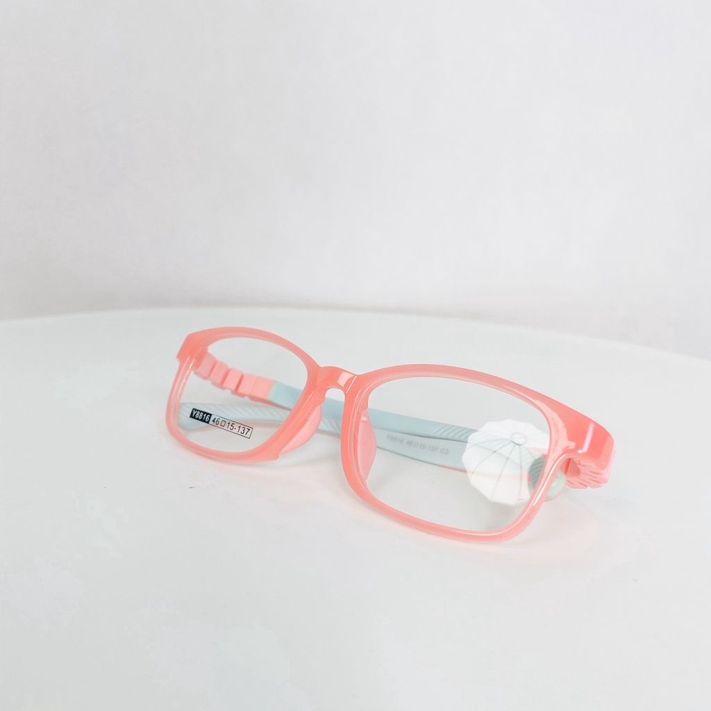 Gọng kính y8816 nhựa thời trang trẻ em nam nữ siêu nhẹ siêu bền hợp OURESS