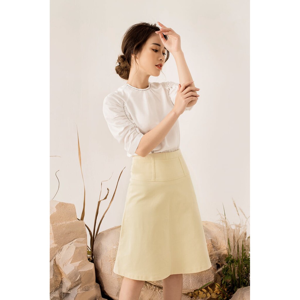 [Mã WABRLOW5 giảm 15% đơn 300K] DIDO - Chân Váy Kem Túi Ốp Nữ | BigBuy360 - bigbuy360.vn