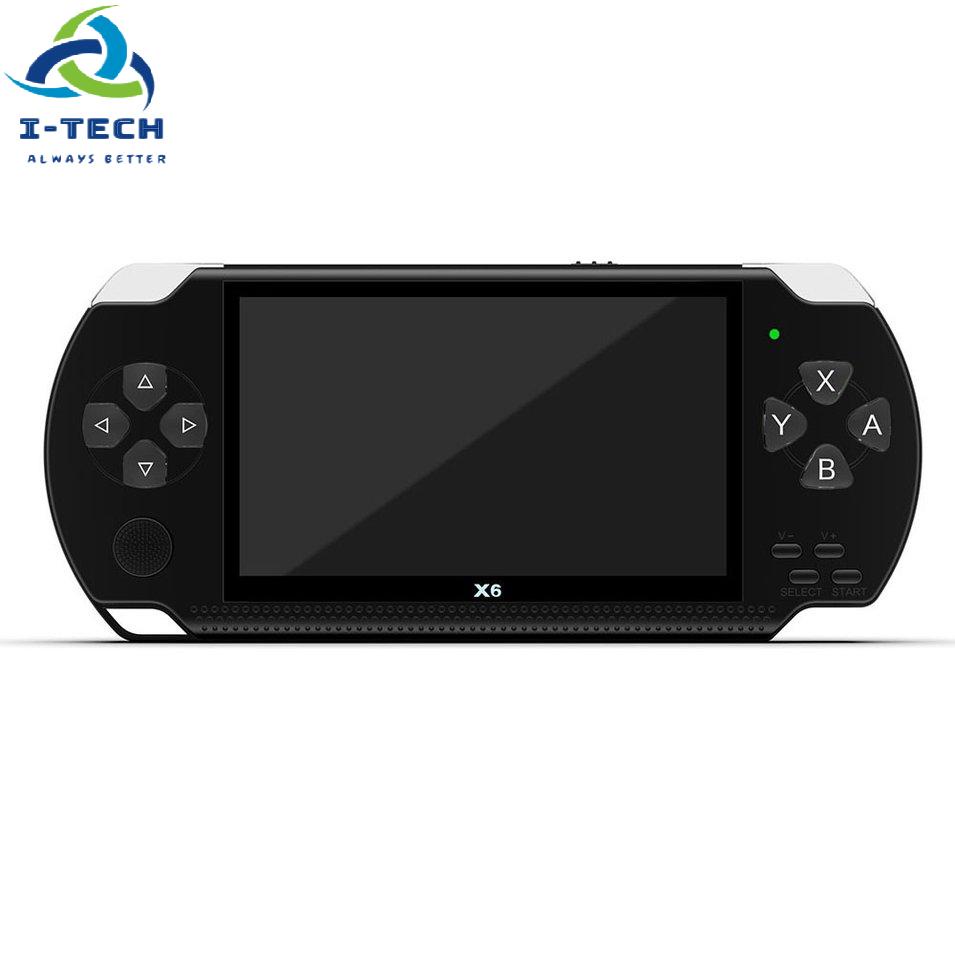 Máy Chơi Game Cầm Tay Mp5 Mp4 X6 Psp 8gb Màn Hình Máy Ảnh Tinh Tế