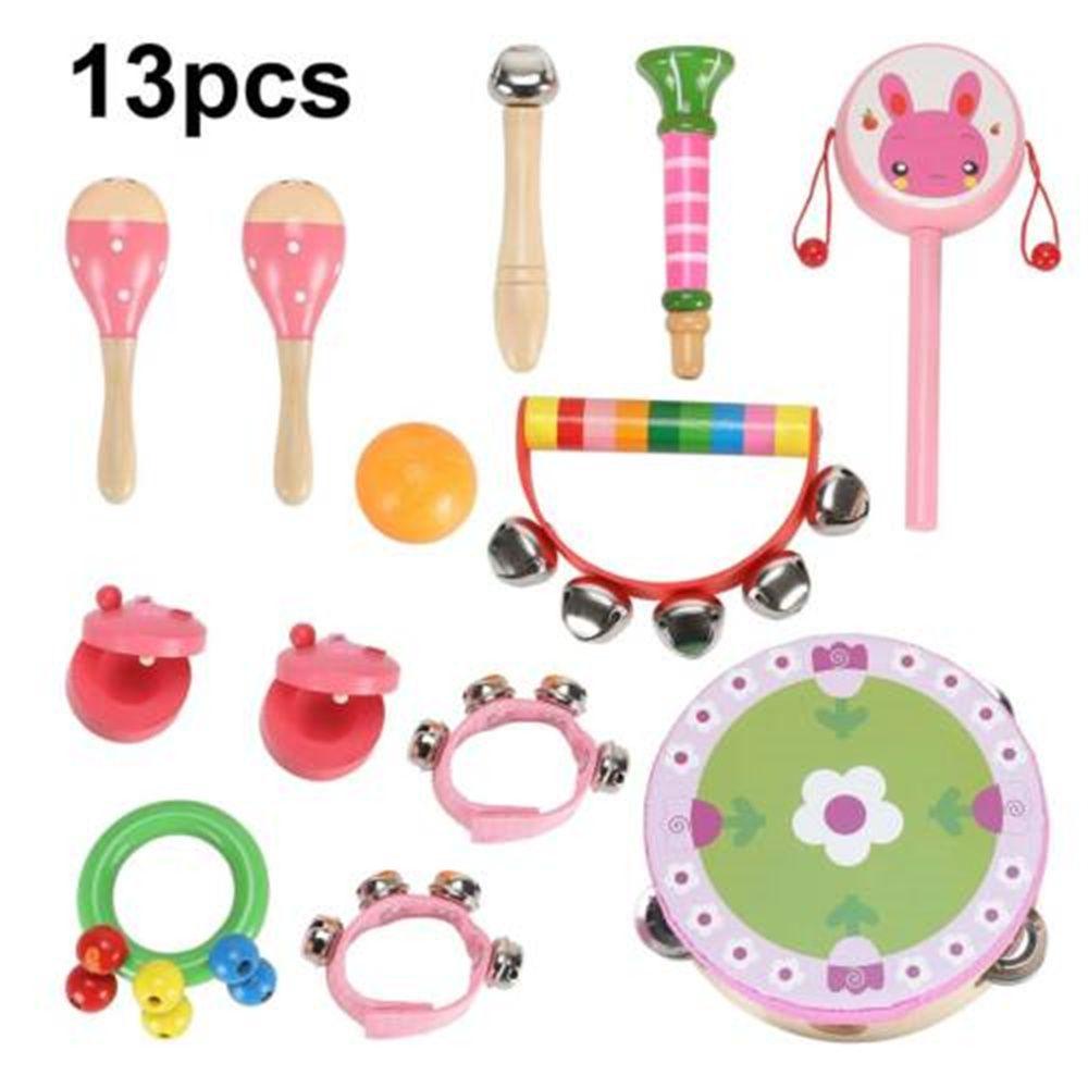 NIUYOU Đồ Chơi Lục Lạc Bằng Gỗ Giáo Dục Cho Bé Mới Sinh