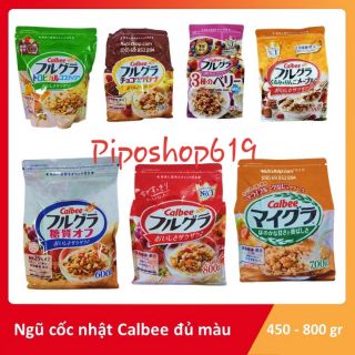 Ngũ cốc Calbee Nhật Bản đủ màu