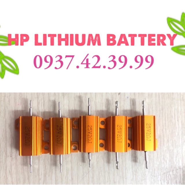 Điện Trở Nhôm 25W 2 OHM Cao cấp