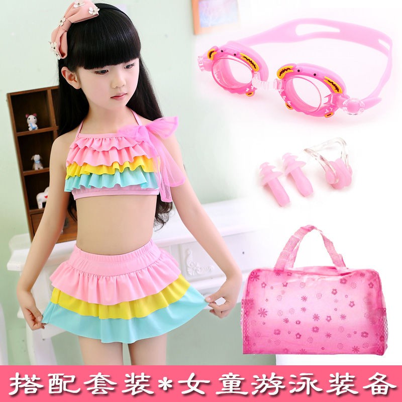 Set Đồ Bơi Công Chúa Xinh Xắn Cho Bé Gái