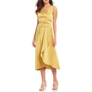 Đầm lụa midi dress hàng xuất dư