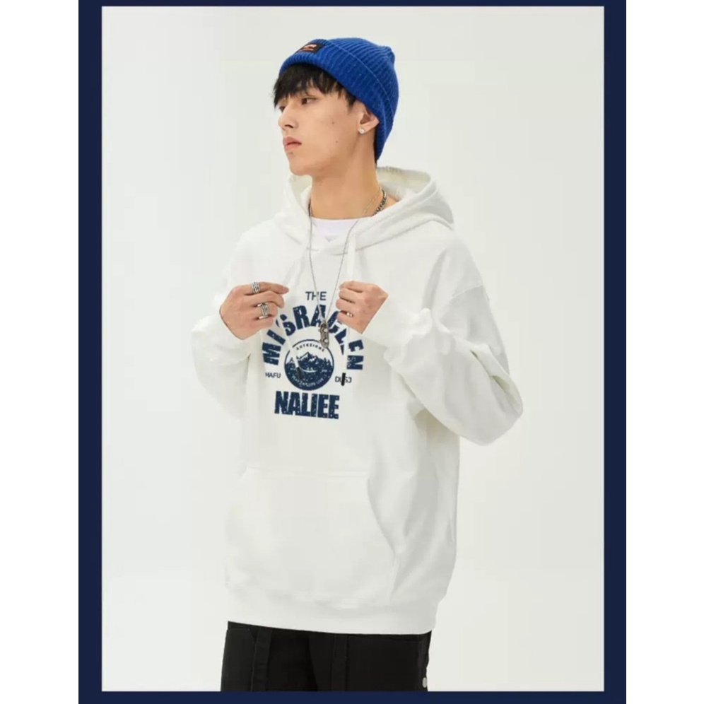 Áo Hoodie Phối Mũ Trùm Đầu NALIEE Phong Cách Nam Nữ Thời Trang, Thiết Kế UNISEX Kèm Nỉ Ngoại Cao Cấp Mã GAREM 123