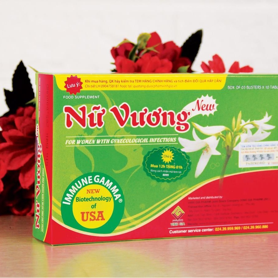 Viên uống Nữ vương New – Hỗ trợ điều trị viêm nhiễm phụ khoa (Hộp 30 viên)