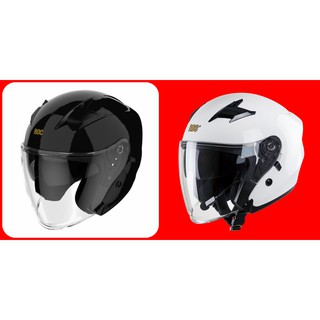 MŨ BẢO HIỂM 3/4 ROC 02 - OPENFACE 2 KÍNH - ROC02 MÀU TRƠN