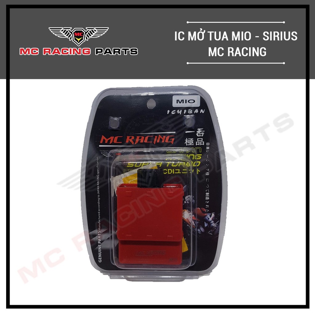 IC MIO & NUOVO ĐỎ (HỘP NHỰA) MC RACING