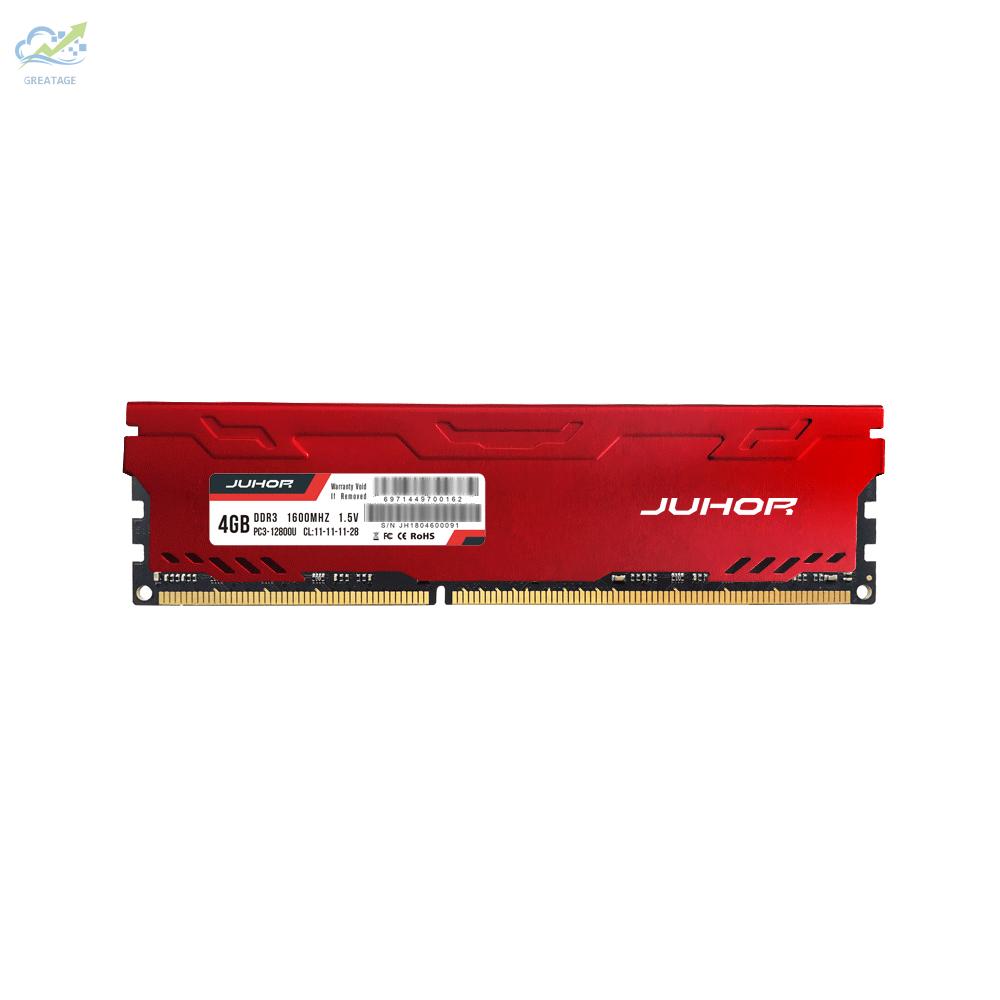 Bộ Nhớ G Juhor Ddr3 4gb 1600mhz 1.5v Dành Cho Máy Tính | BigBuy360 - bigbuy360.vn