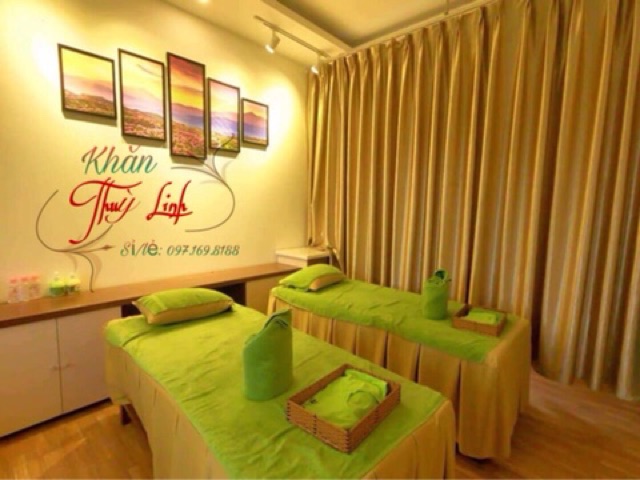 Khăn trải giường Spa, đẹp, chất lượng, không phai màu, 100% coton