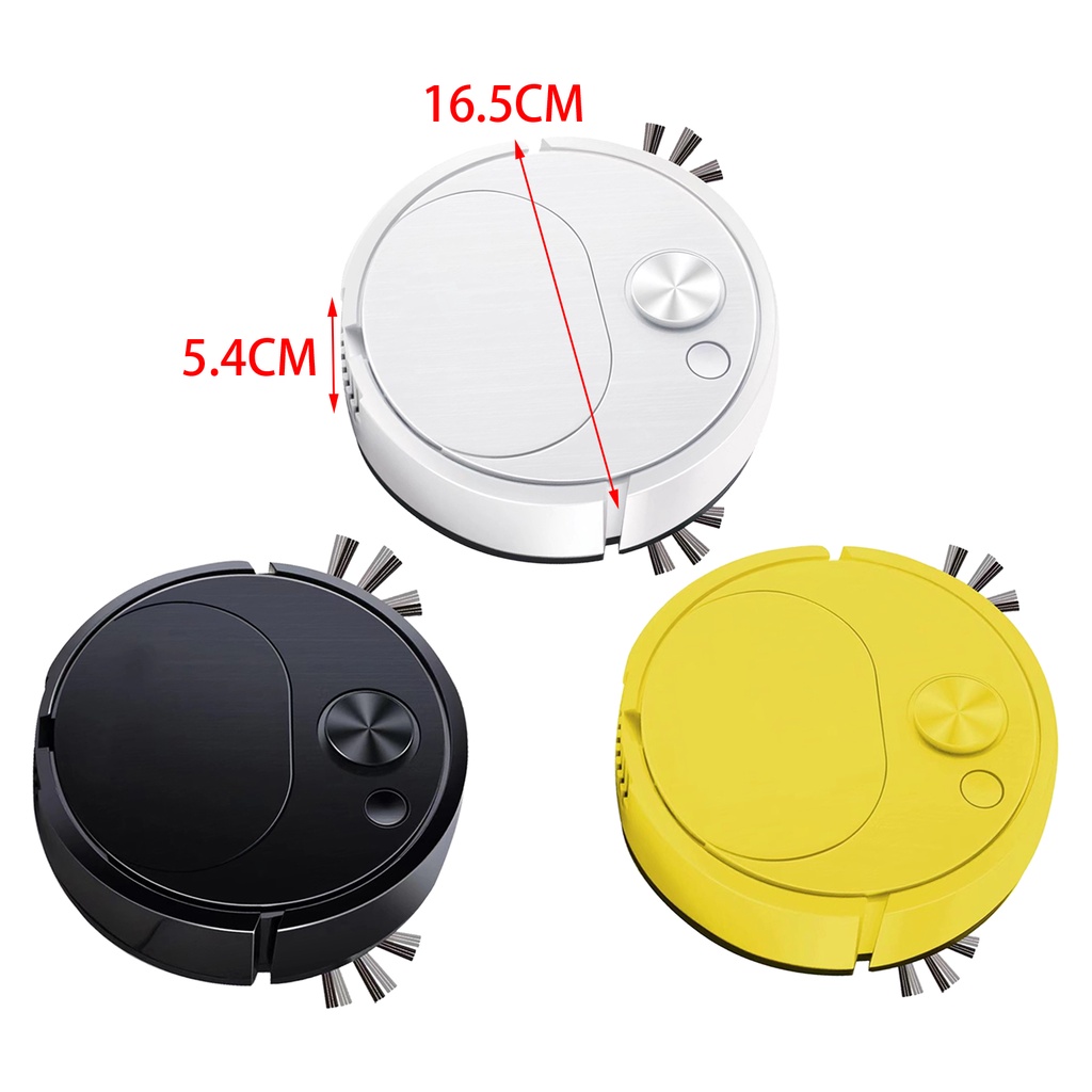 Máy robot hút bụi lau sàn nhà thông minh 3 trong 1 tiện dụng cho gia đình,đa năng cho phòng khách/phòng ngủ
